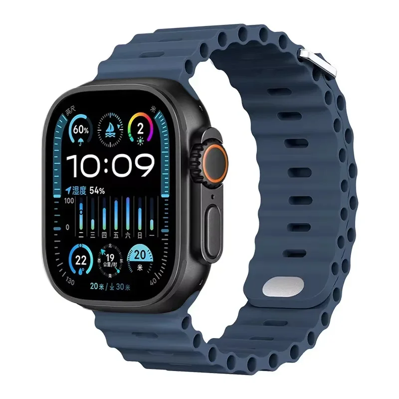 Ocean Soft Silicone Strap - Comfortable Watch Band in Multiple Sizes