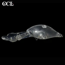 

CCLTBA 10pcs/lot 8.5cm 7.3g Unpainted Crank Hard Bait Floating Wobblers Deepwater Crankbait Minnow Fishing Lures Blanks