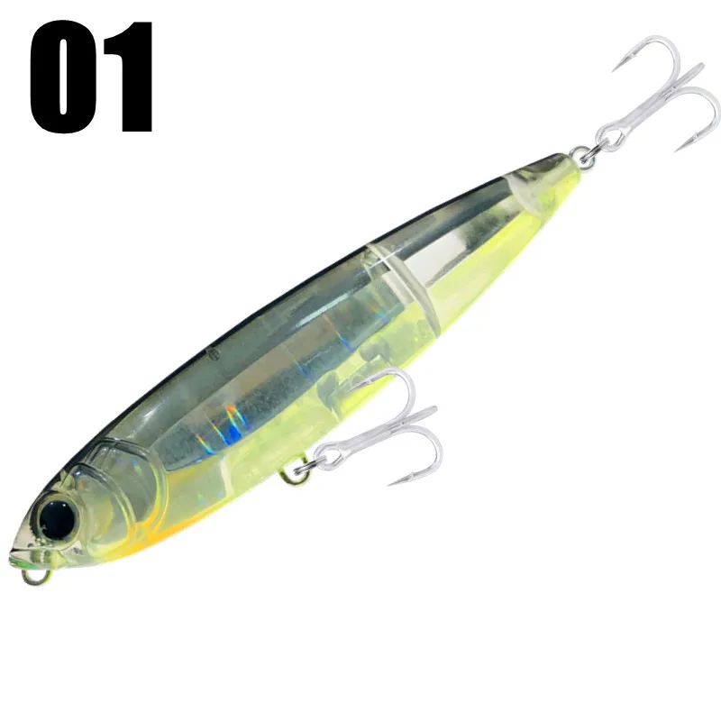 GREENSPIDER Topwater Pencil Surface Fishing Lure - Walk The Dog Artificial Saltwater Bait