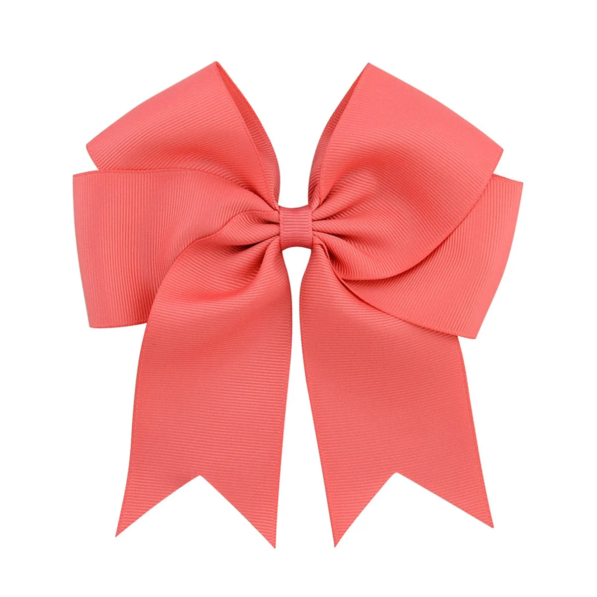 Elegant 6-Inch Colorful Hair Bow Clip