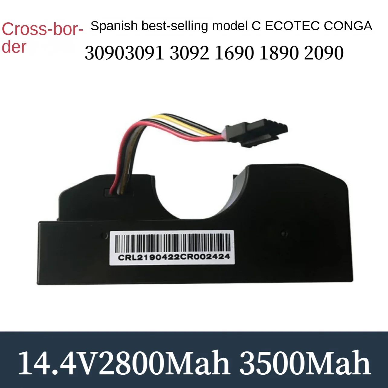 

For CECOTEC CONGA3090 3091 3092 1690 1890 20902290 Sweeper Battery