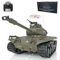 2.4Ghz HENG LONG 1/16 Scale 7.0 Plastic Walker Bulldog RTR RC Tank Model 3839 Smoking Unit Gearbox Tracks Wheels Toys TH17323 1