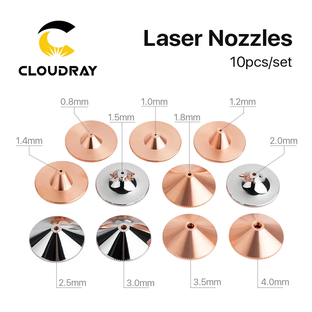 Cloudray 10PCS Raytools Dia.32mm H15 Caliber 0.8-6.0 Single/Double Layers Welding Laser Nozzles for Fiber Cutting CNC Machine images - 6