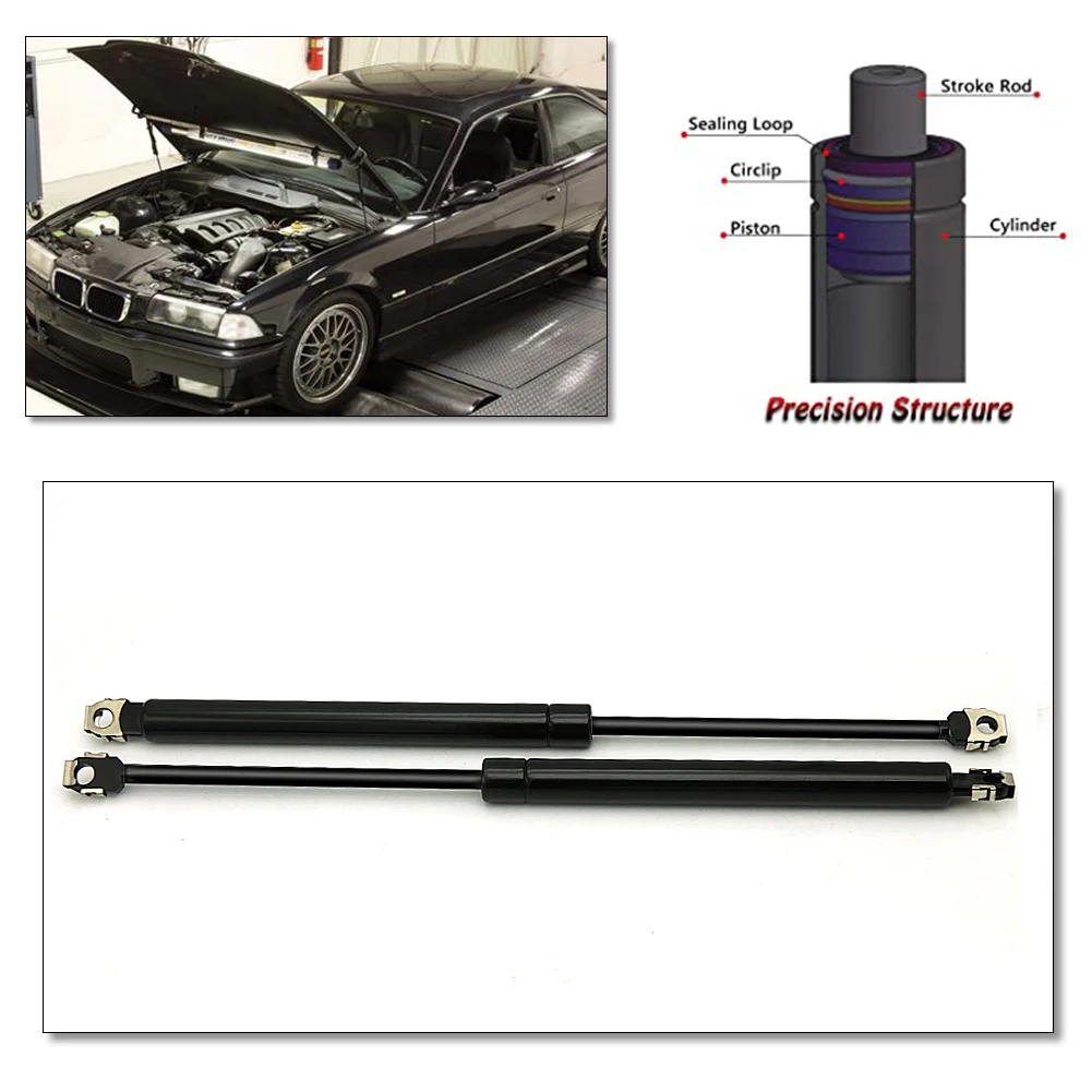 Stabilus Gasfeder 4482KE - 350N Für BMW E36 Cabrio Kofferraum