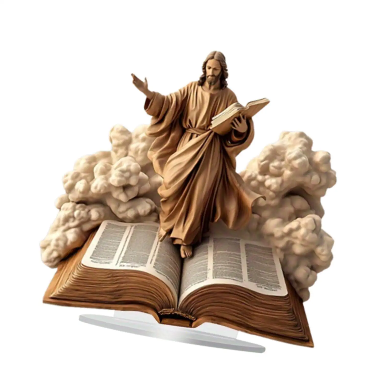 Jesus Ornament Christian Saint (9.06 x9.06 Inches) Party Favors Home Decor