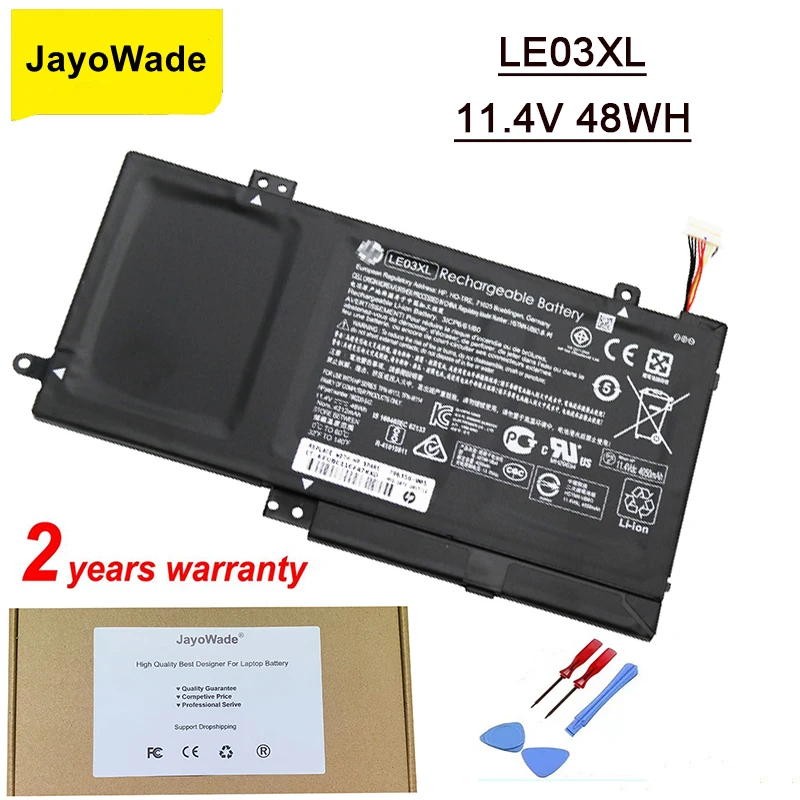 

Аккумуляторная батарея JayoWade LE03XL LE03 для HP ENVY X360 M6-W102DX W102DX 796356-005 Φ PB6M