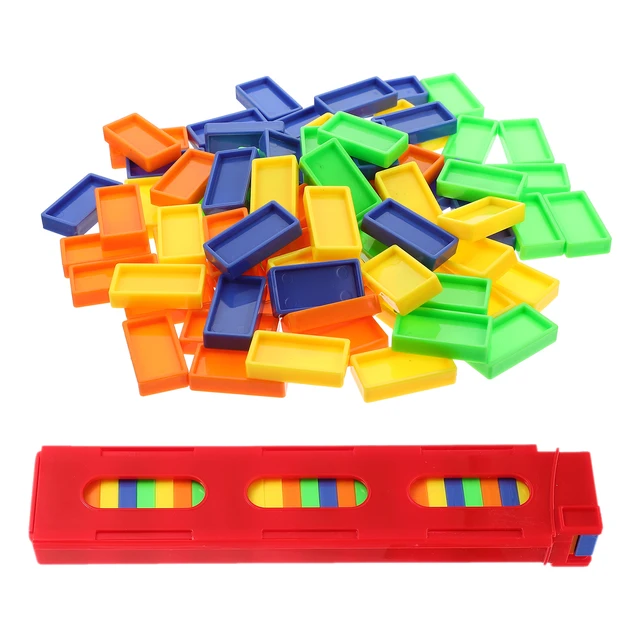 Domino Toy Domino Blocks Plaything Early Education Block Toy Domino Game Building Blocks Interesting Children Toy 3