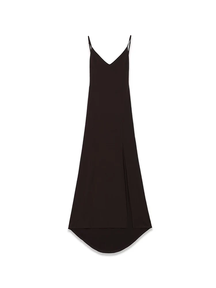 Fashion Sleeveless Dress For Women Elegant Backless Simple Style Slim Sling Long Dresses 2026 New Ladies Solid Party Clothing