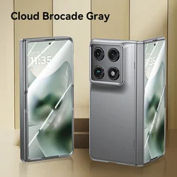 Matte Skin - Friendly Foldable Case with Mirror Film - All - Inclusive Protection Cover - Motorola Razr Fold (GRAY)