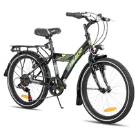Vélo de montagne pour enfants Hiland 20/24 pouces pour garçons et filles de 6 à 10 ans avec 6 vitesses Shimano 1
