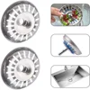 Stainless Steel Kitchen Sink Strainer Plug Waste Drain Stopper Filter Double Tank Drain Plug Head Washbasin Sink Accessories 1