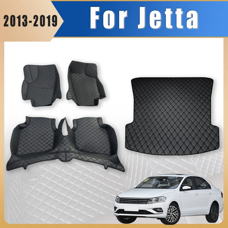 폭스바겐 VW 제타 2019 2018 2017 2016 2015 2014 2013 가죽 발매트 트렁크 카펫 차량용 바닥 매트 인테리어 액세서리