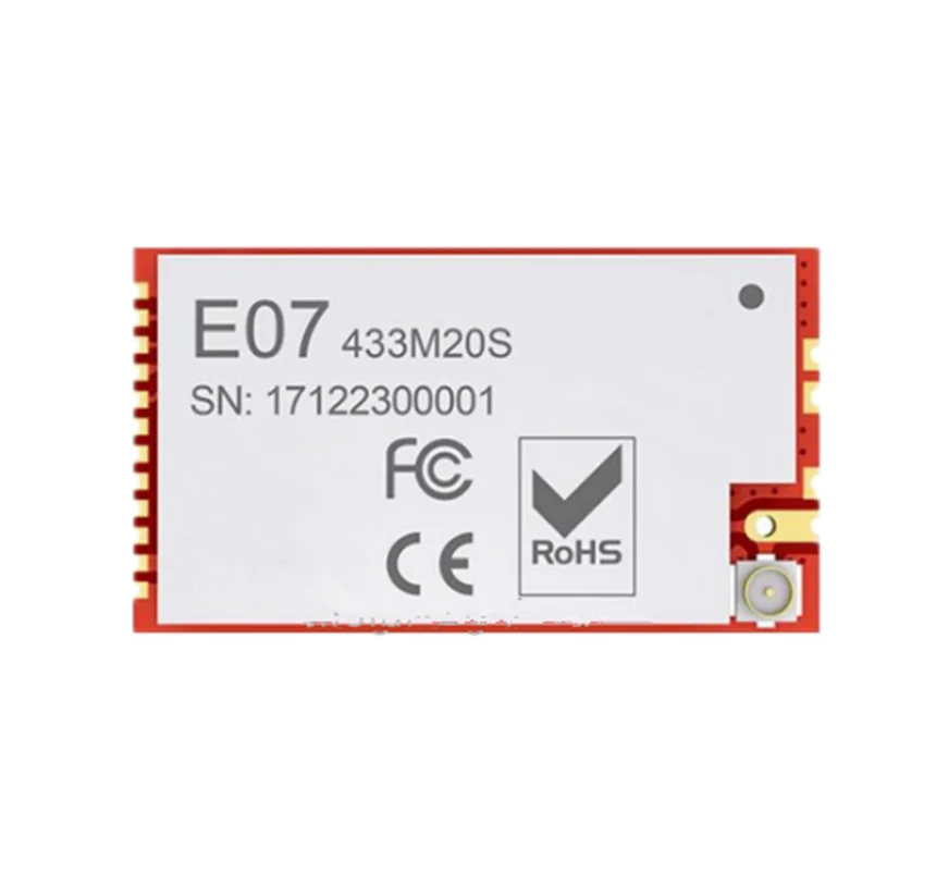 

E07-433M20S CC1101 + PA 433Mhz moduł bezprzewodowy wysokiej mocy 433M amplifikacja przemysłowa transmisja cyfrowa SPI E07 (433M
