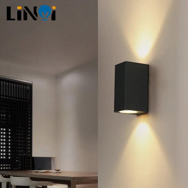 Led Outdoor Wall Light Aluminum Waterproof Garden Porch Light Indoor