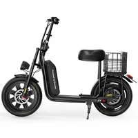 Trottinette électrique de montagne ISCOOTER F7, moteur 1000W, version premium, batterie 48V10.4AH, pneus larges de 16 pouces pour la neige, trajets urbains, trottinette électrique 4