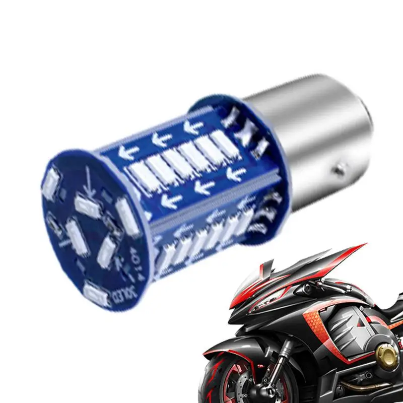 

LED Motorcycle Tail Light Bulb Stop Lamps Motorcycle LED Flashing Bulbs Brake Light Compact Appearance Fast Response Tail Lights