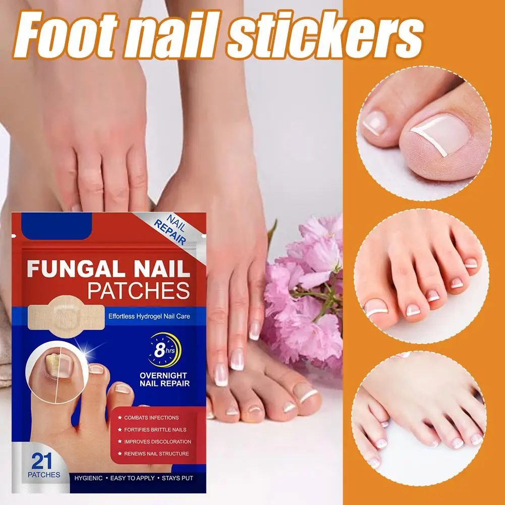Waterproof Nail Repair Patches for Toenail Fungus Correction