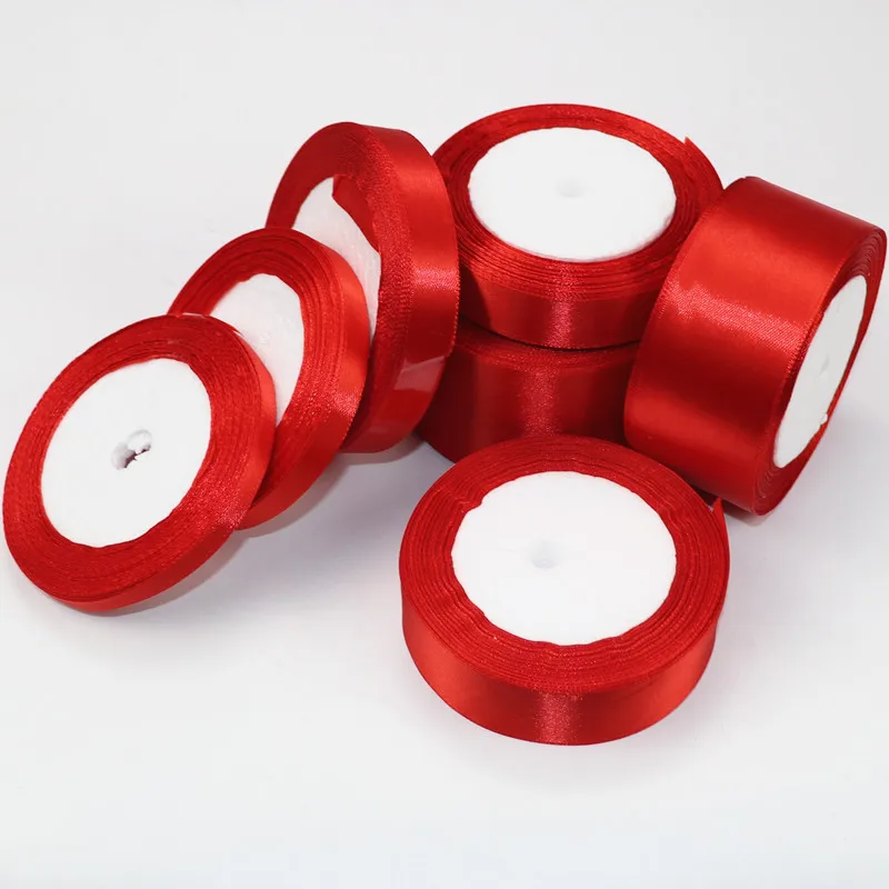 6-10-15-20-25-40-50mm Satin Ribbons 22Meters/Roll Wedding Birthday Party Christmas Halloween Gift Box Wrapping Ruban satin ribbons satin ribbon wrapping ribbon