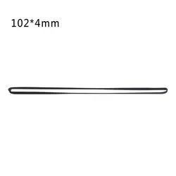 Universal 4mm Wide Rubber Flat Drive Belt for Audio and Video Equipment (102mm)