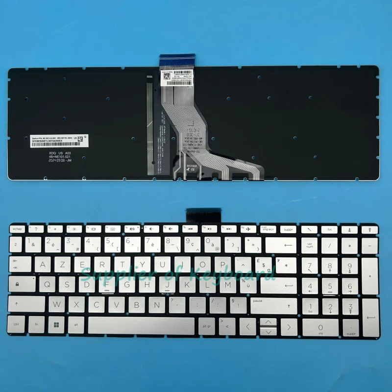 Clavier AZERTY Français ORIGINAL Neuf Pour HP 15-bs004ne/nf/ng/ni - Remplacement Facile