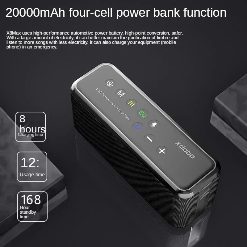 XDOBO X8 Max Caixa de som Bluetooth 200W TWS Ultra high
