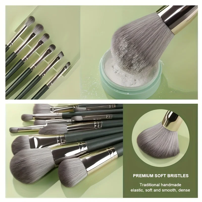 Makeup Brush Set Full Face And Eye Detail Soft