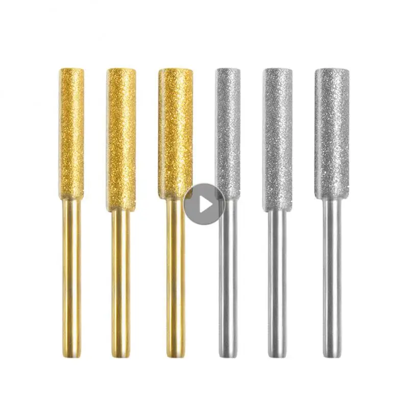 8/5PCS Chainsaw Sharpener Burr Electric Chain Saw Grinding Chain