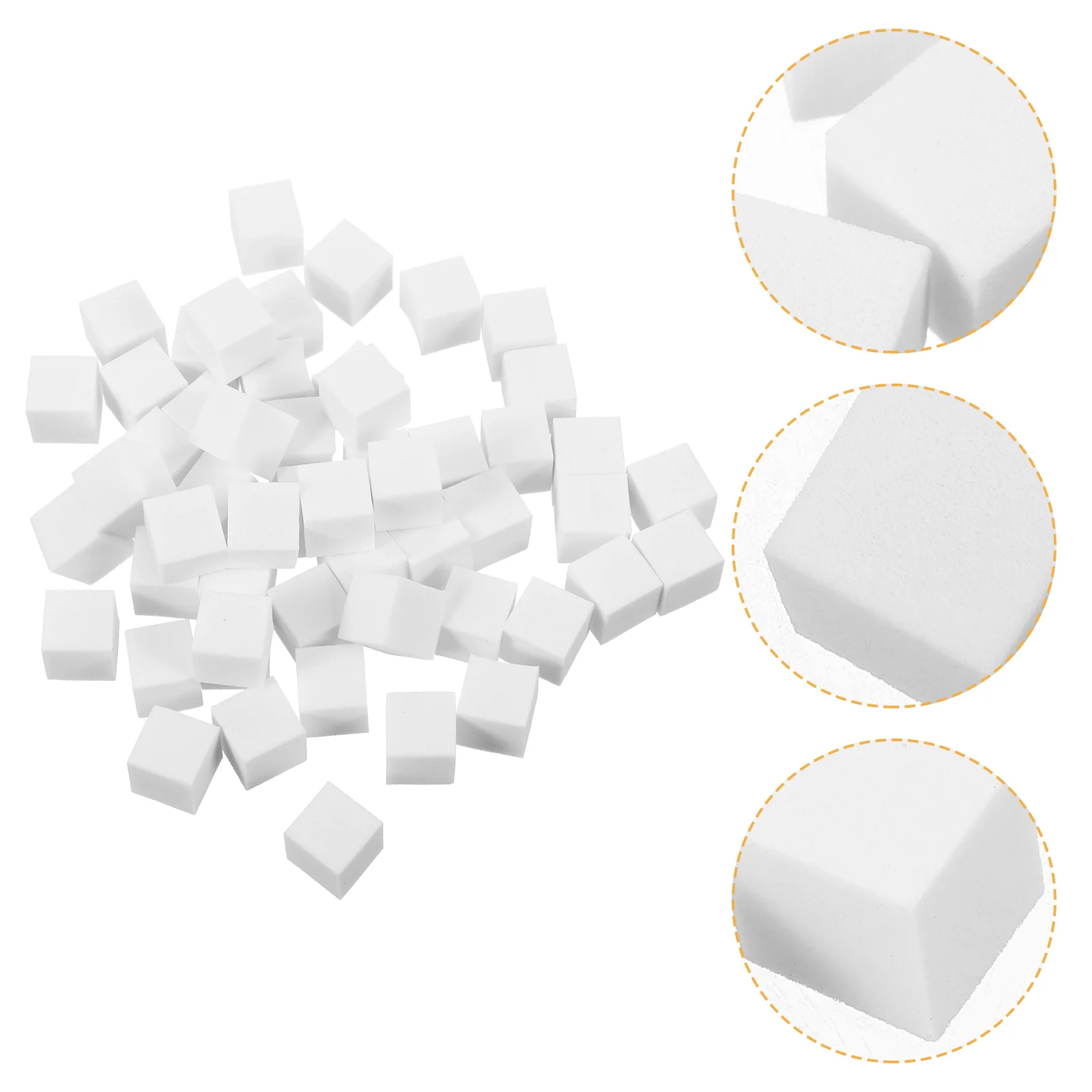 

100pcs Small Nail Sponge Acrylic Nail Painting Sponges Nail Tool Nail Makeup Sponges