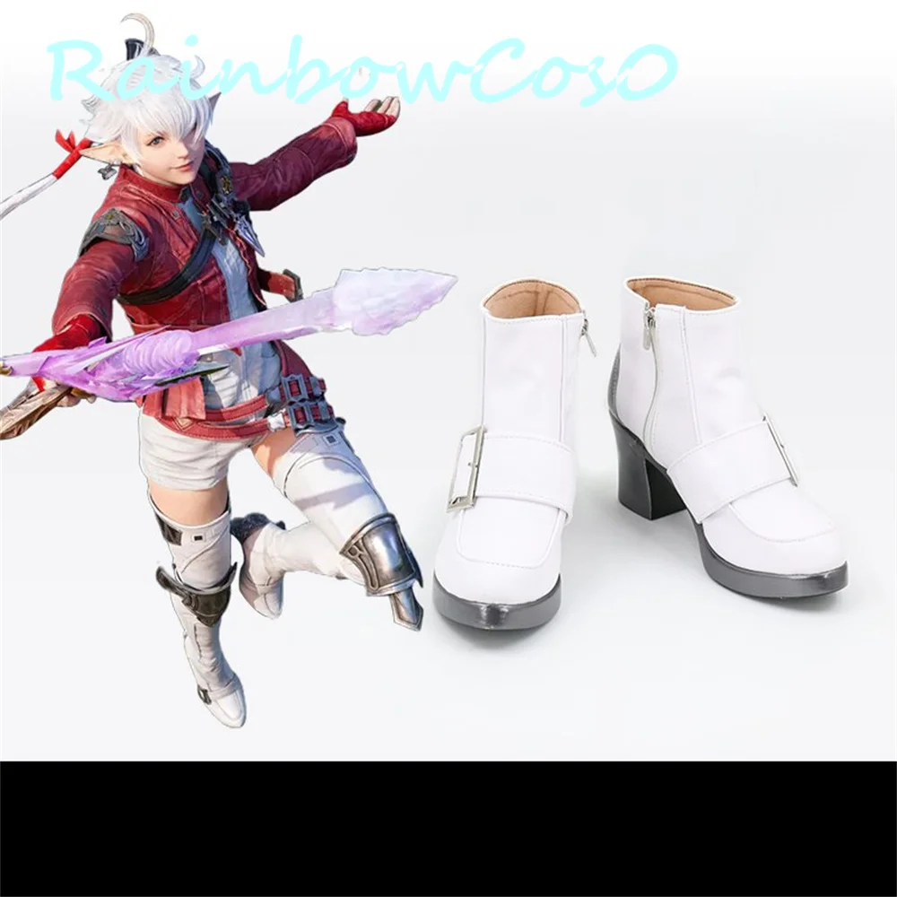 

FINAL FANTASY XIV A Realm Reborn FF14 Alisaie Leveilleur Cosplay Shoes Boots Game Anime Halloween Christmas RainbowCos0 W3013