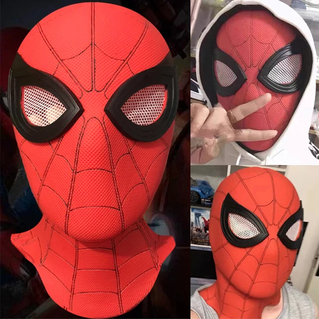 Masque de Cosplay Spiderman en PVC pour Adulte et Enfant, Casque 1:1,  Costume de Smile Man, Équipement de Sauna Noir, Version Furtive, Halloween,  Cadeau - AliExpress