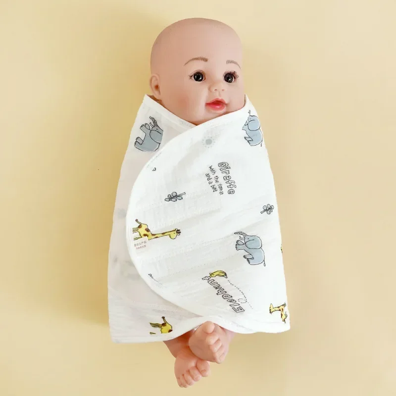 Baby Swaddle Blanket 0-6 Months Strap Protect Belly Baby Sleeping Blanket Wrap for New Born Thin-style for All Season 2