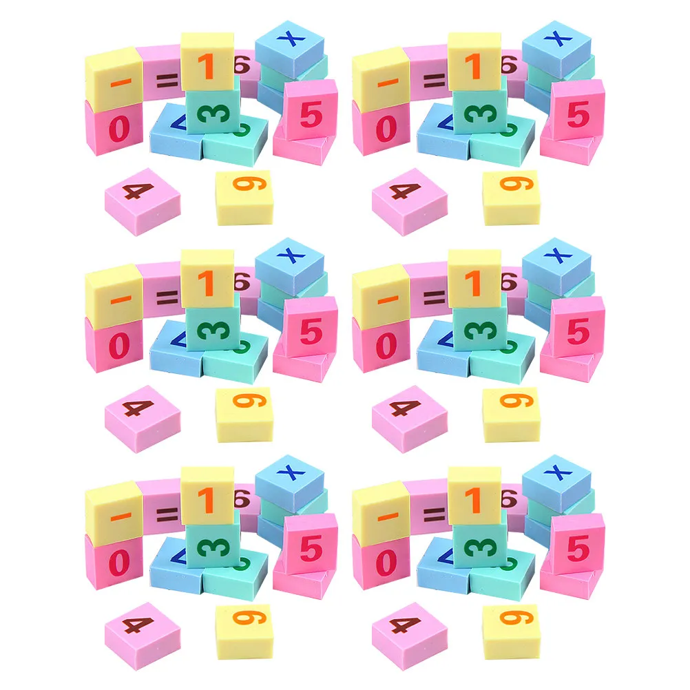 6박스 학용품 대학용 지우개 블록 데스크 펫즈 교실용 귀여운 연필