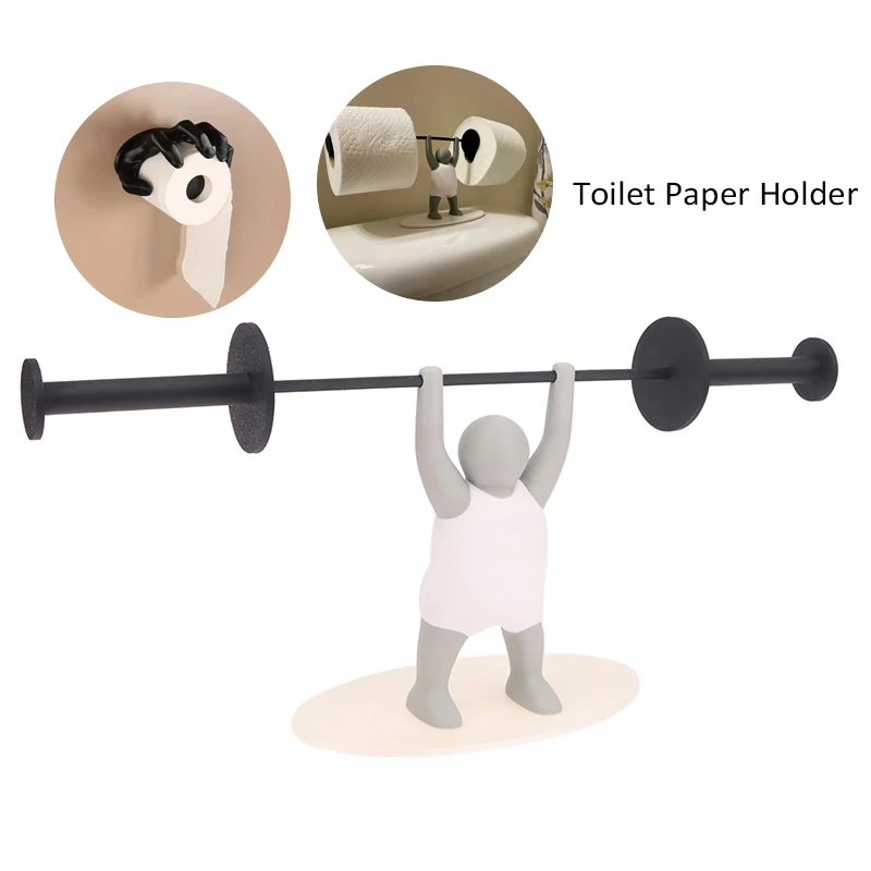 Toilet Paper Holder 3D Printed Villain Hand For Bathroom Decoration