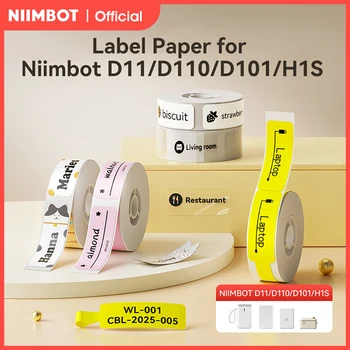 Niimbot Waterproof Label Paper – Scratch-Resistant Thermal Tape for D11, D110, D101 & H1S Printers 1