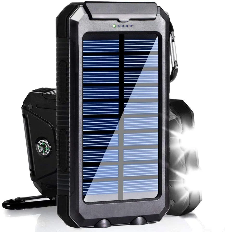 Tanie 80000mAh powerbank na energię słoneczną Outdoor Survival sprzęt biwakowy narzędzie przenośna solarna