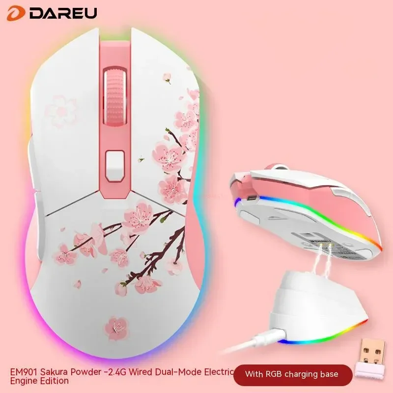 

Dareu A950 Mouse Tri-mode Bluetooth Wireless 2.4g Wired Mechanical Mouse Accessory For Keyboard Pc Office Gamer Xmas Gifts