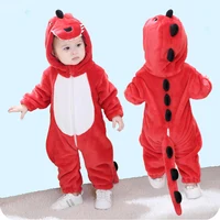 Baby Kigurumi Dinosaur Cartoon Romper Infant Kids Animal Jumpsuit Girls Boys Cosplay Pyjamas Costumes Toddler Clothes 6
