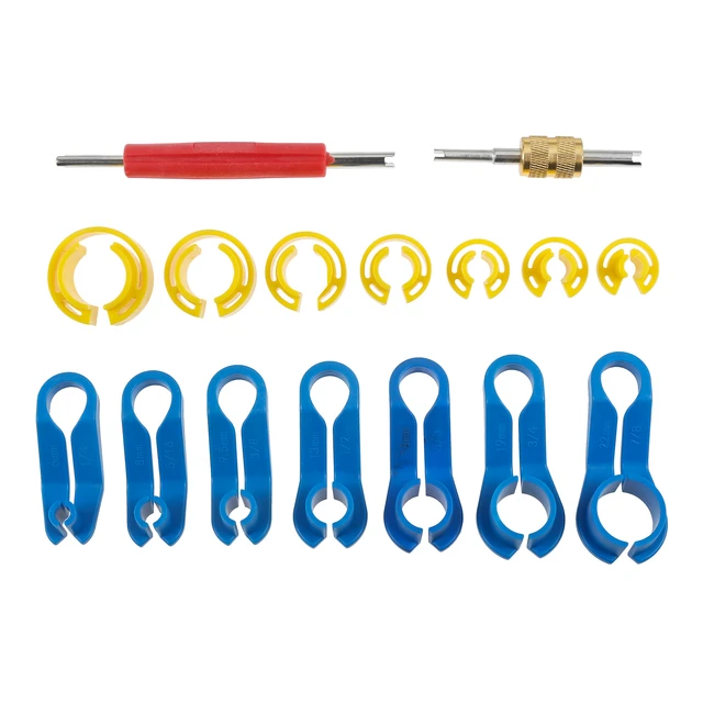 16Pcs Car Air Conditioner Oil Pipe Remover Fuel Line Disconnect Removal  Tool Kit Air Conditioner Repair Kit