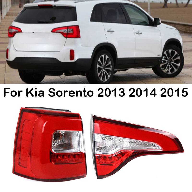 Left Right Led Car Rear Tail Light Brake Light Outer Side Inner Side 