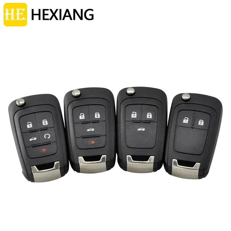 

HE Xiang Car Key Shell Case For Chevrolet Cruze Malibu Epica Lova Camaro Impala Aveo Spark OPEL Insignia Astra Replace Flip