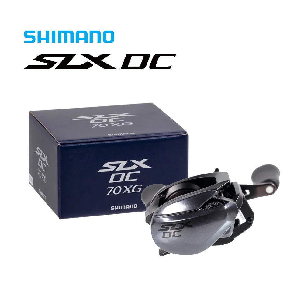 시마노 오리지널 2023 SLX DC 베이트 캐스팅 낚시 릴, 기어 비율 6.3-8.2:1, 최대 드래그 5-5.5KG, 6 + 1BB, 하가네 바디 I-DC4 브레이킹