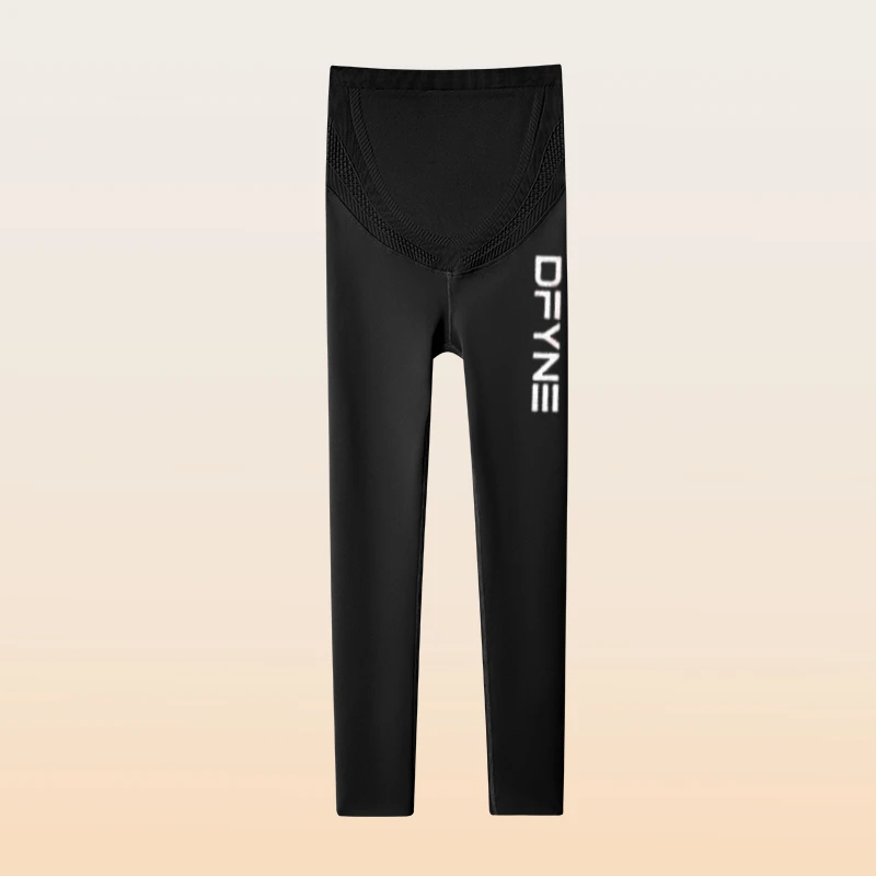 Maternity Leggings Spring and Summer Thin Wear Yoga Barbie Pants Shark Pants Belly Support Spring and Autumn Trousers