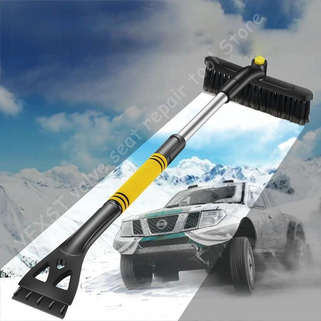 Brosse de nettoyage de voiture, grattoir à glace, pelle à neige