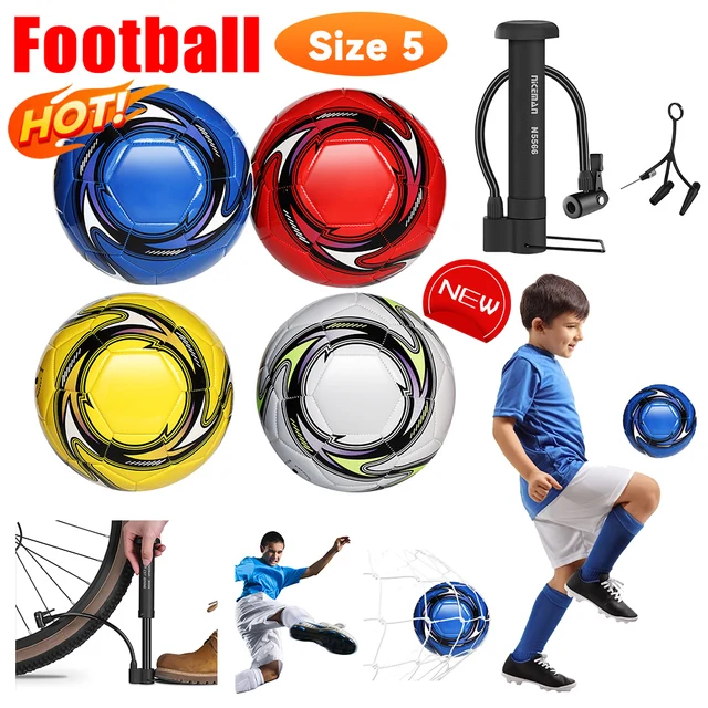 Official Size 5 Soccer Balls Team Match Group Training PU Leather Professional Footballs Outdoor Football For Men Women