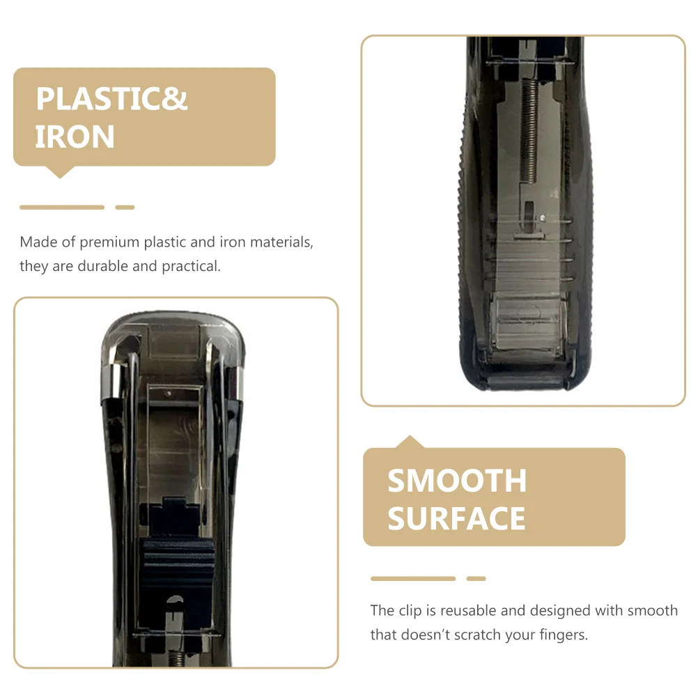 심리스 스테이플러 종이 테이프 리필 클립, 대형 핑크 스테이플, 헤비 듀티 소형 장식 액세서리, 사무실