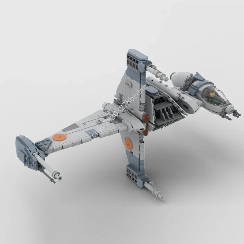 

970PCS MOC Space Battle B-wing Starfighter Model Building Blocks Technology Bricks DIY Creative Assembly Toys Holiday Gifts