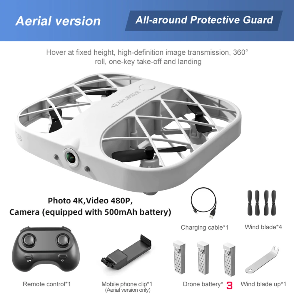4K 3Battery White