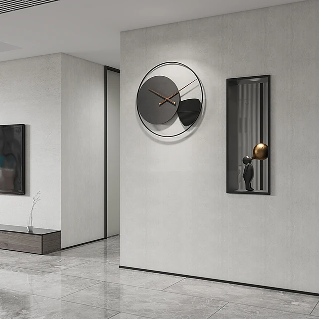 Aranyos, Nagy Formátumú Falóról Szokatlan Irodai Design Stílusos Falióra Klasszikus Modern Wandklokken Konyhai Dekoráció Hy50Wc - Image 2