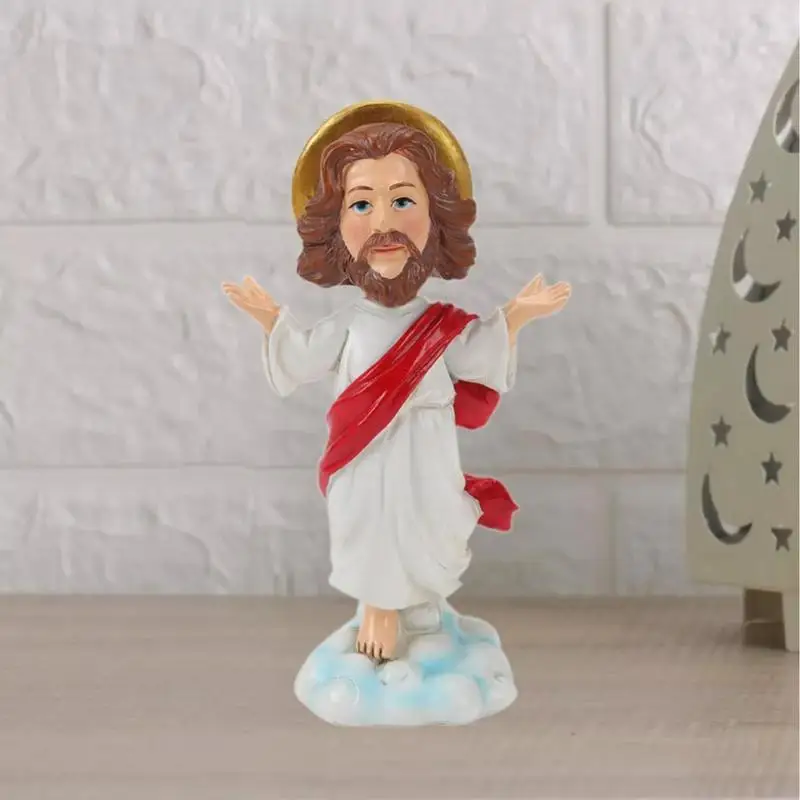 Jesus Bobblehead Dashboard Decoration Resin Figurine