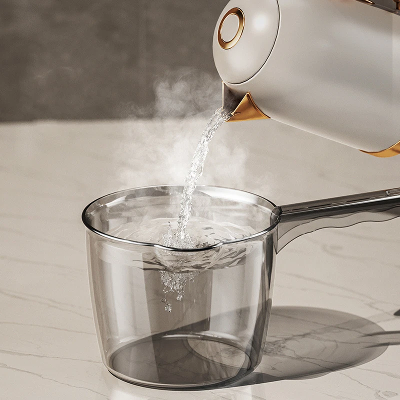 3pcs Light Luxury Water Scoop, Long Handle, Thick Large Water Scoop, Can Be Hung in the Bathroom, Children's Shower Scoop